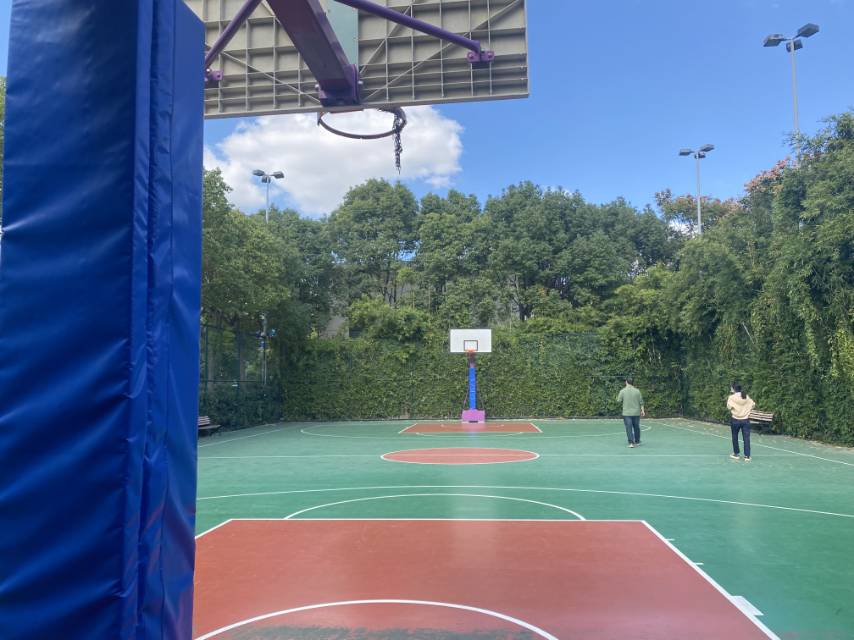 闵行区颛桥镇颛桥公园篮球场-市民球场_中山南方体育设施工程有限公司健身器材经营部